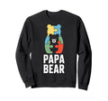 Father Autism Dad Papa Bear Autistic Sweatshirt - Graphic Print Men Women - T-Shirt, Sweatshirt, Hoodie