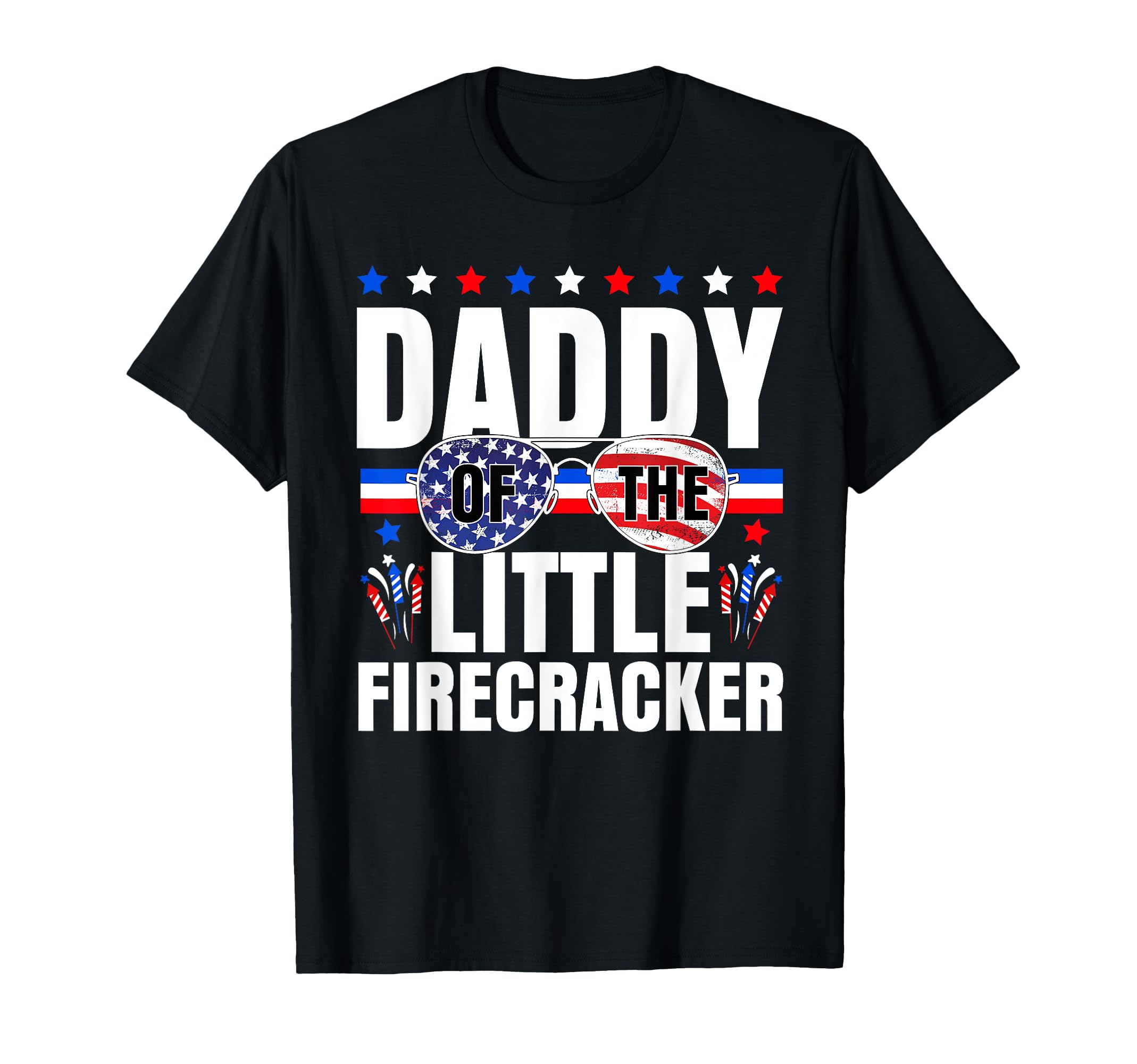 Daddy Little Firecracker 4Th July T-Shirt - Aesthetic Graphic Unisex - T-Shirt, Sweatshirt, Hoodie