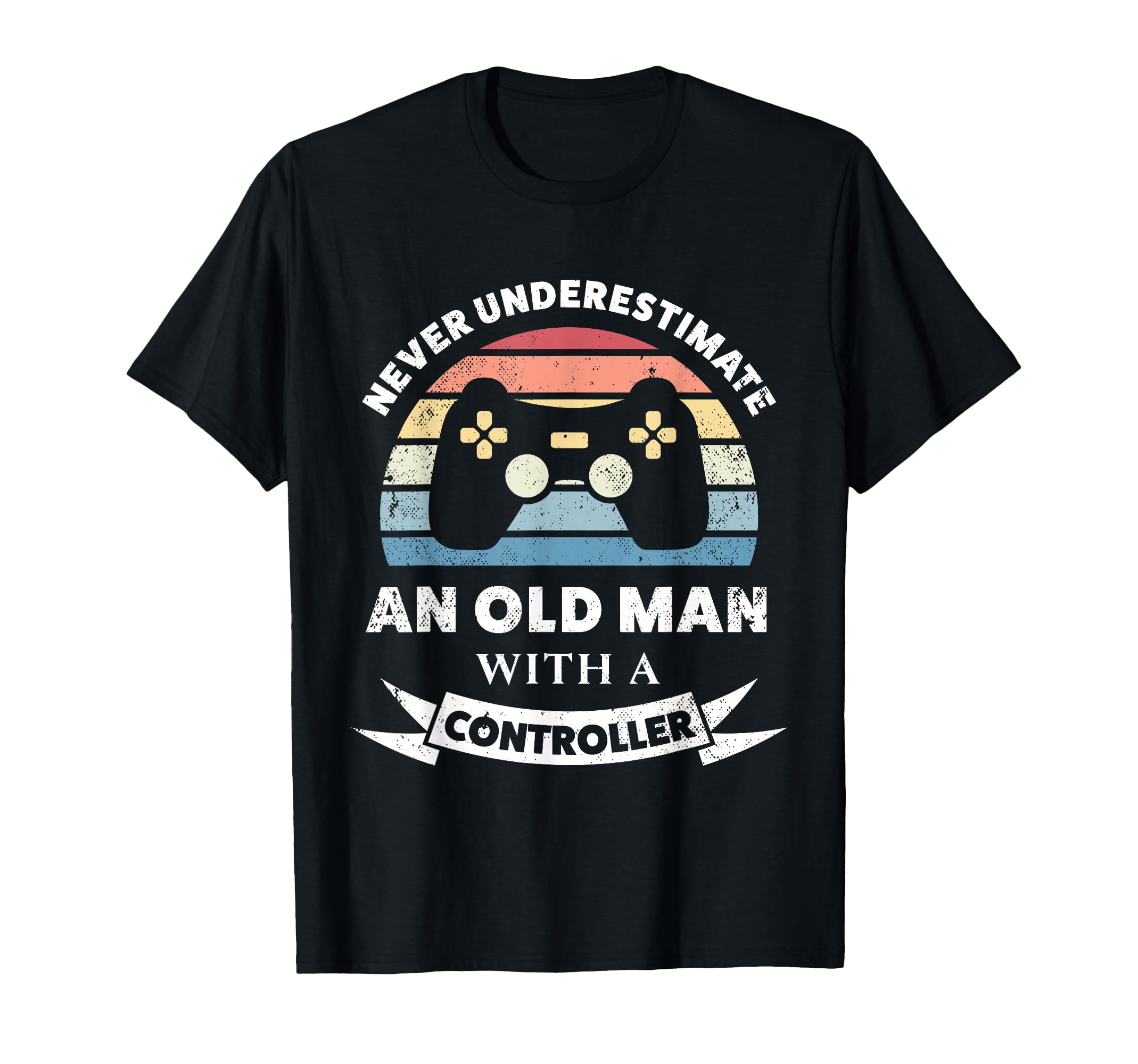 Old Controller Funny Gaming Gift Gamer T-Shirt - Aesthetic Graphic Unisex - T-Shirt, Sweatshirt, Hoodie