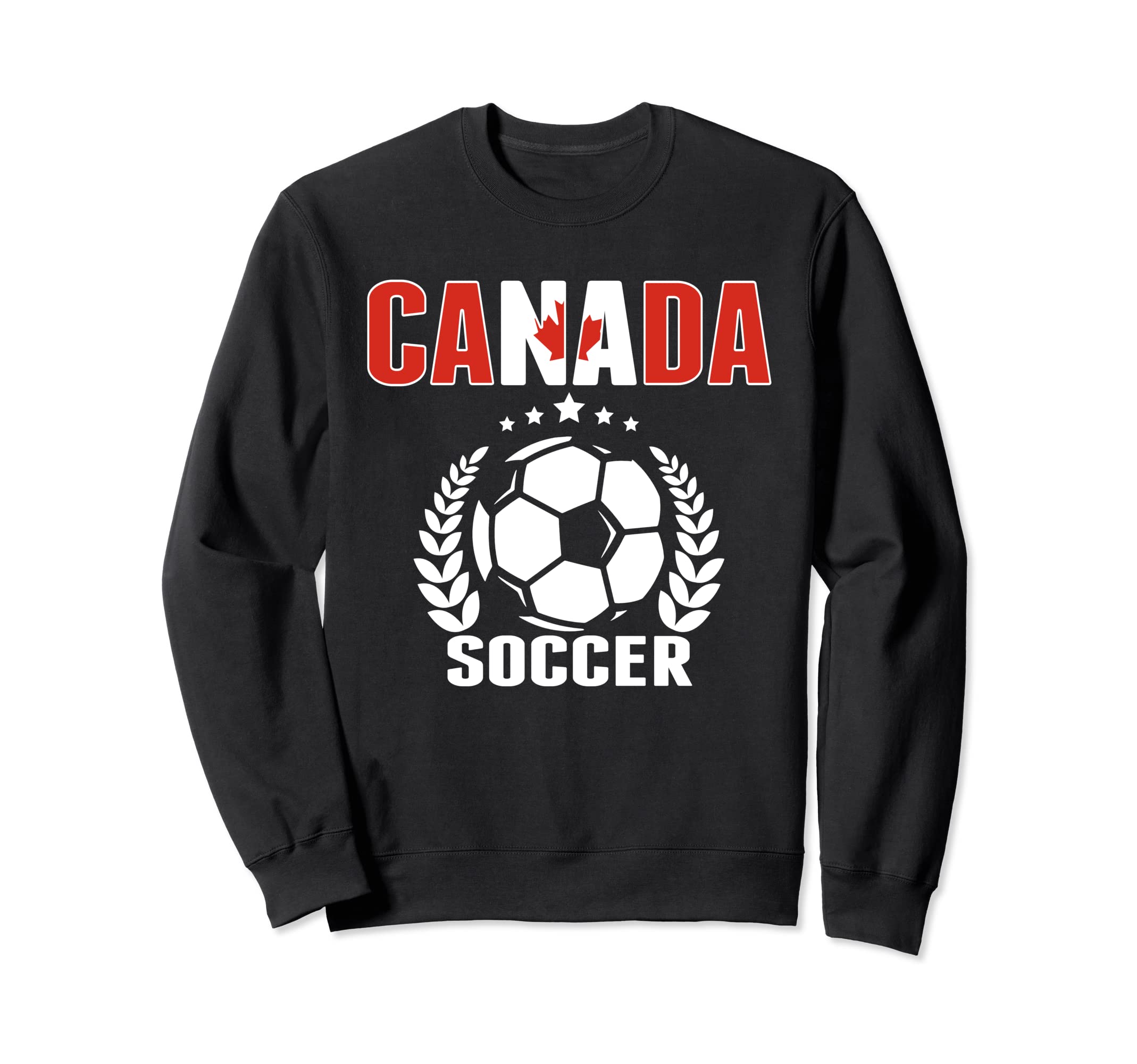 Canada Soccer Fans Jersey Proud Sweatshirt - Aesthetic Graphic for Adults - T-Shirt, Sweatshirt, Hoodie