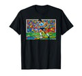 Diego Maradona Stained Glass Football T-Shirt - Novelty Apparel for Adults - T-Shirt, Sweatshirt, Hoodie