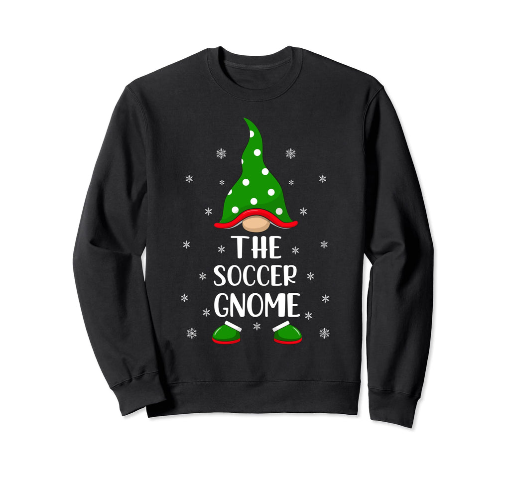 Matching Family Group Soccer Gnome Sweatshirt - Trendy Graphic Unisex - T-Shirt, Sweatshirt, Hoodie