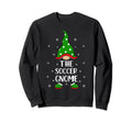 Matching Family Group Soccer Gnome Sweatshirt - Trendy Graphic Unisex - T-Shirt, Sweatshirt, Hoodie