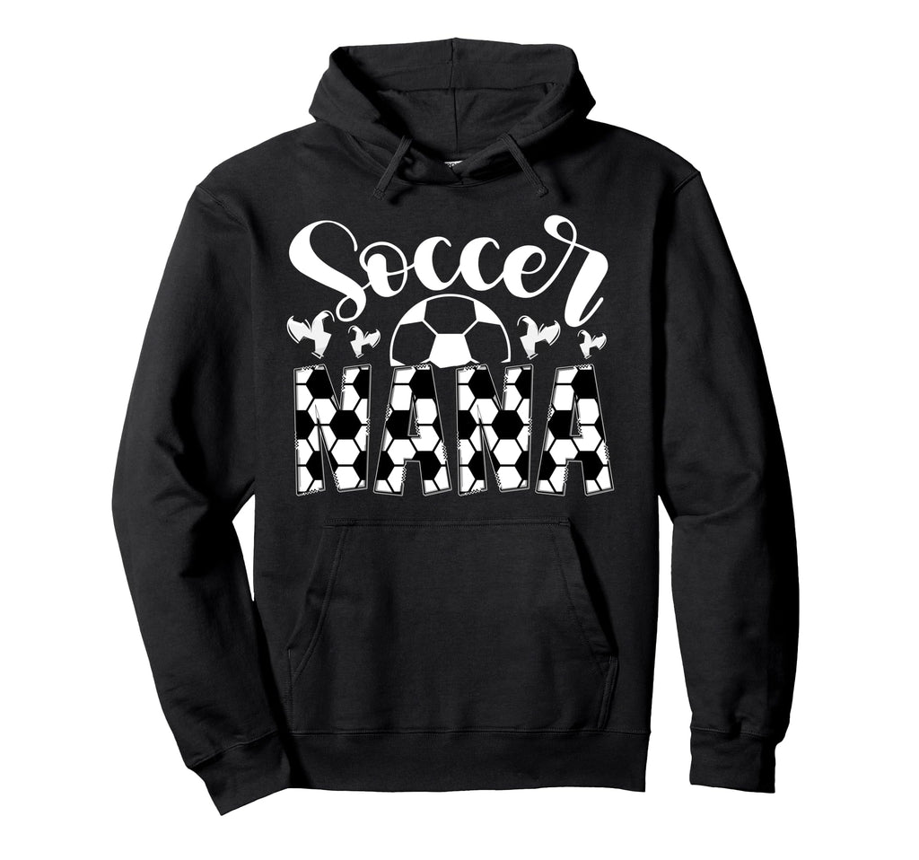 Soccer Nana Heart Grandma Nana Soccer Hoodie - Streetwear Style Men Women - T-Shirt, Sweatshirt, Hoodie