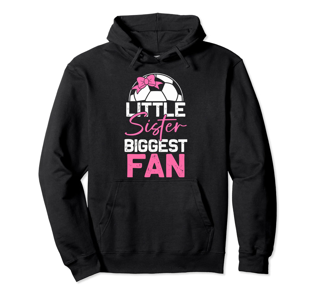 Im His Biggest Fan Soccer Little Hoodie - Minimalist Print for Adults - T-Shirt, Sweatshirt, Hoodie