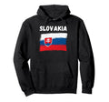 Slovakia Flag Holiday Grunge Slovak Flag Hoodie - Streetwear Style Unisex - T-Shirt, Sweatshirt, Hoodie
