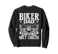 Father Rider Biker Dad Fathers Day Sweatshirt - Unique Graphic Unisex - T-Shirt, Sweatshirt, Hoodie