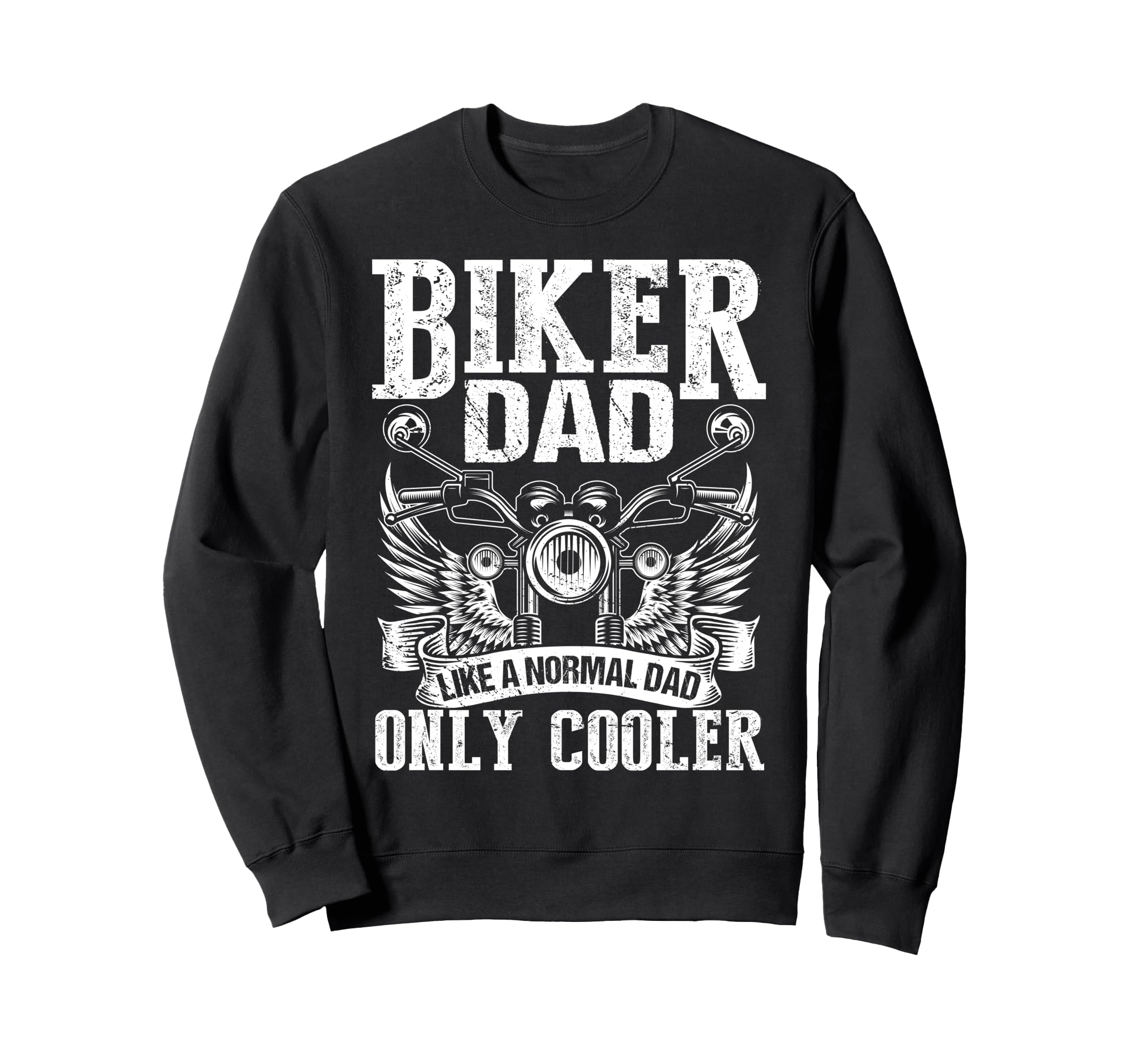 Father Rider Biker Dad Fathers Day Sweatshirt - Unique Graphic Unisex - T-Shirt, Sweatshirt, Hoodie