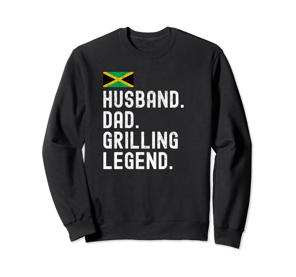 Jamaican Dad Husband Grilling Tees T-Shirt - Unique Graphic Unisex - T-Shirt, Sweatshirt, Hoodie