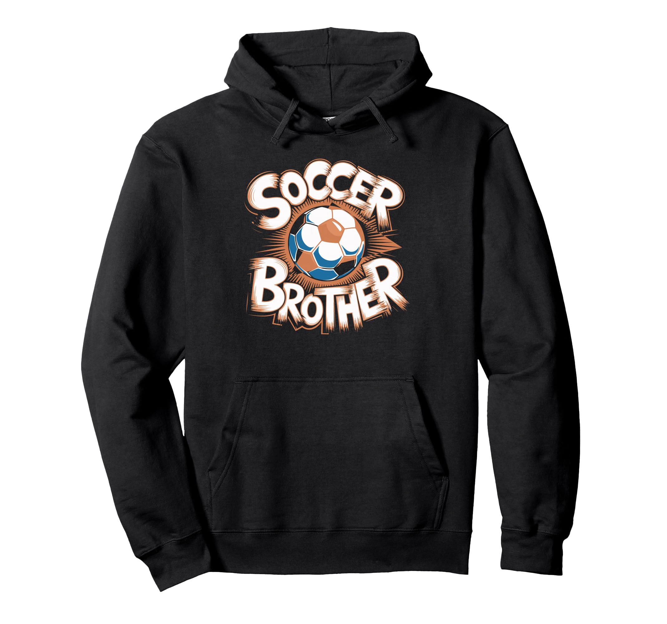Soccer Brother Sketch Ball Hoodie - Graphic Print for Adults - T-Shirt, Sweatshirt, Hoodie