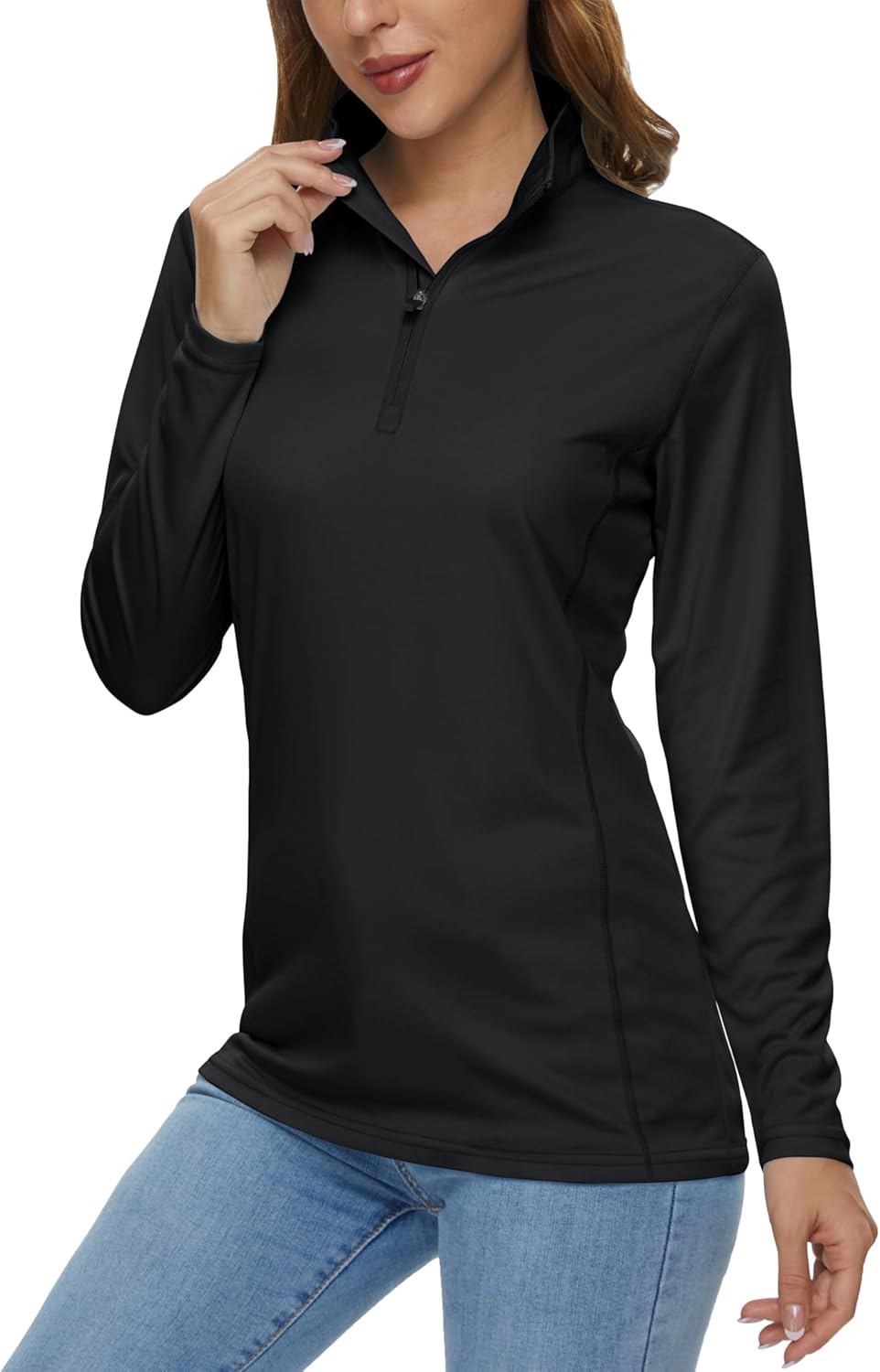 Women's 1/4 Zip UPF50+ UV Sun Protection Quick Dry - Adult & Kids T-Shirts, Sweatshirts & Hoodies apparel design preview 1