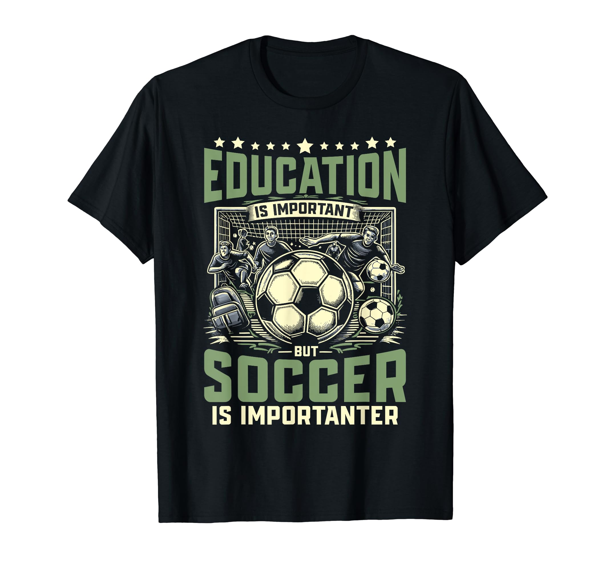Sport Soccer Soccer Player Soccer T-Shirt - Fun Novelty Design for Adults - T-Shirt, Sweatshirt, Hoodie
