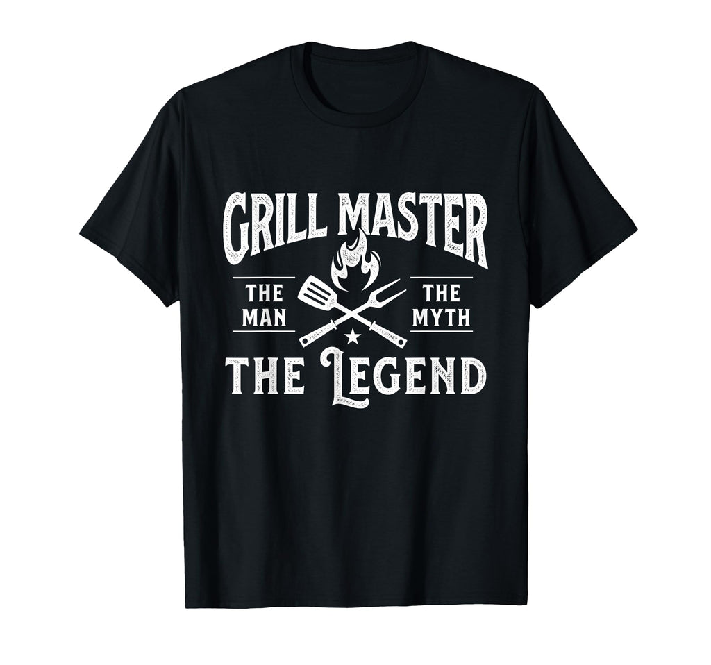 Grill Master Myth Legend Grilling Smoker T-Shirt - Unique Graphic Unisex - T-Shirt, Sweatshirt, Hoodie