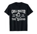 Grill Master Myth Legend Grilling Smoker T-Shirt - Unique Graphic Unisex - T-Shirt, Sweatshirt, Hoodie