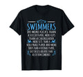 Swimmers Facts Funny Swimming Swim Coach T-Shirt - Trendy Graphic Unisex - T-Shirt, Sweatshirt, Hoodie