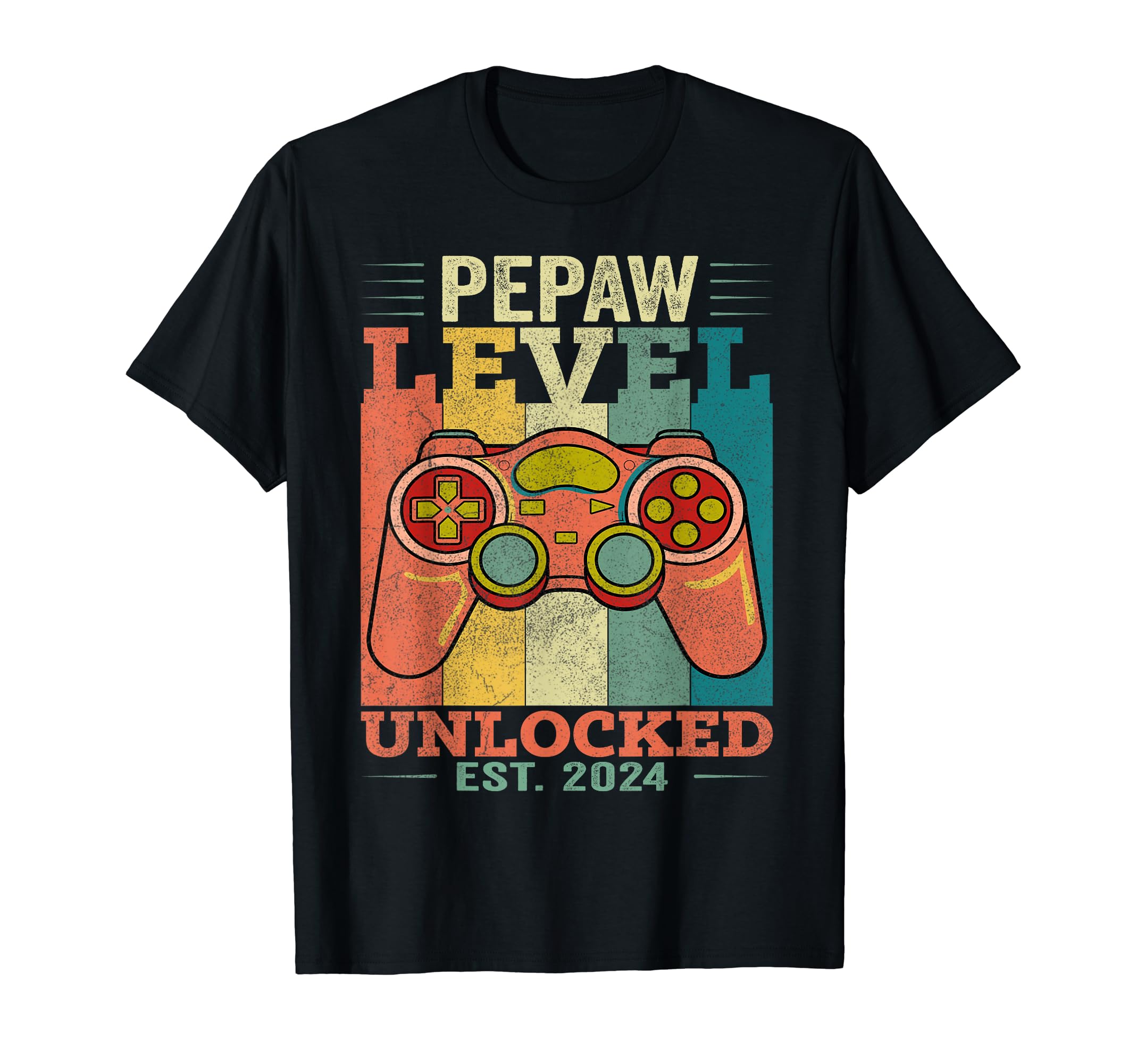 Dad Level Unlocked Gaming Gamer T-Shirt - Casual Everyday Wear Men Women - T-Shirt, Sweatshirt, Hoodie