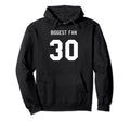 Number 30 Biggest Fan Sport Spirit Wear Hoodie - Trendy Graphic Men Women - T-Shirt, Sweatshirt, Hoodie