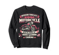 Motorcycle Biker Weekend Forecast Sweatshirt - Novelty Apparel for Adults - T-Shirt, Sweatshirt, Hoodie