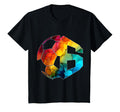 Number 6 Years Soccer 6Th Birthday T-Shirt - Minimalist Print Unisex - T-Shirt, Sweatshirt, Hoodie