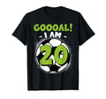 20 Year Old Birthday Soccer T-Shirt - Casual Everyday Wear Men Women - T-Shirt, Sweatshirt, Hoodie