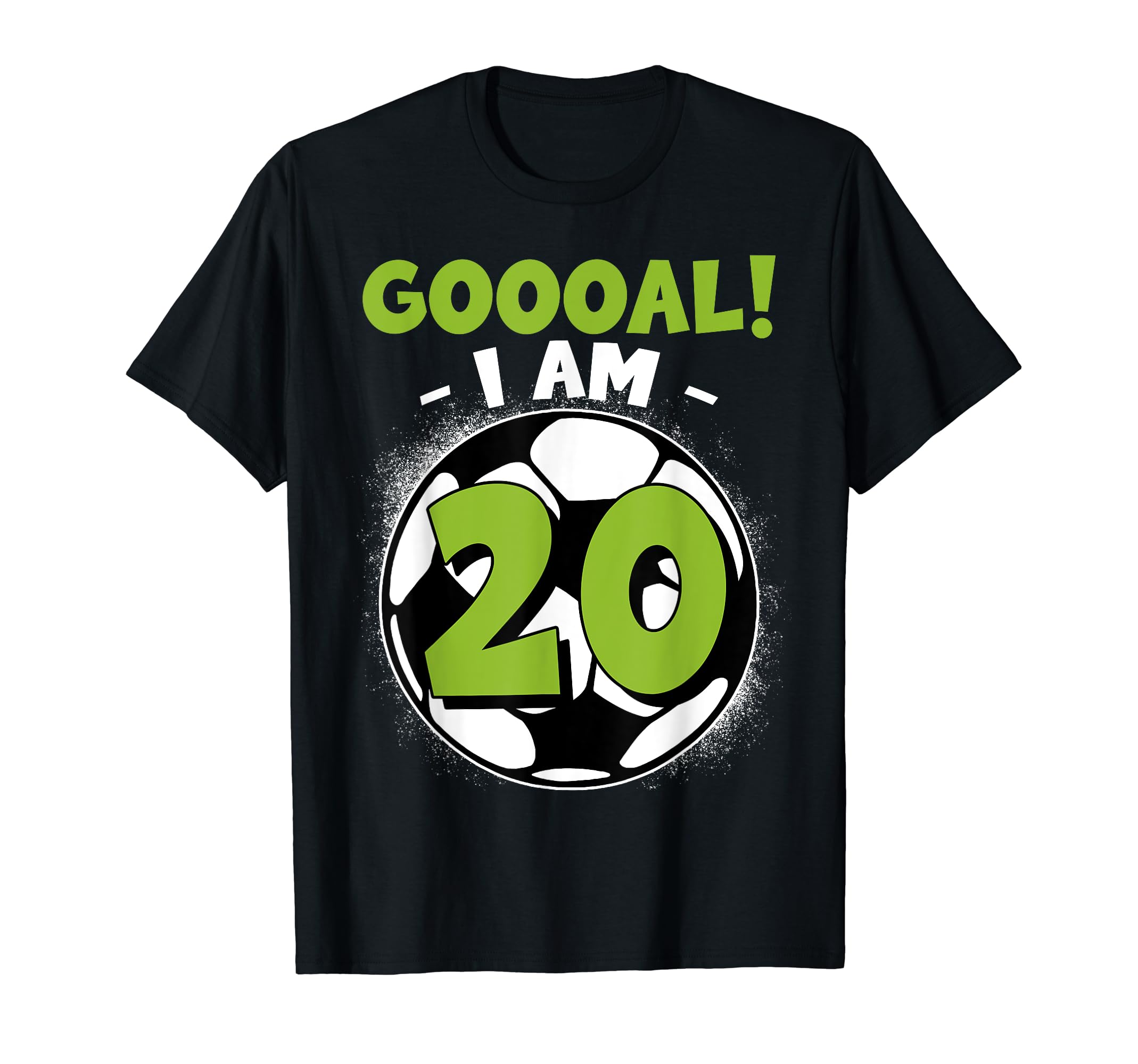 20 Year Old Birthday Soccer T-Shirt - Casual Everyday Wear Men Women - T-Shirt, Sweatshirt, Hoodie