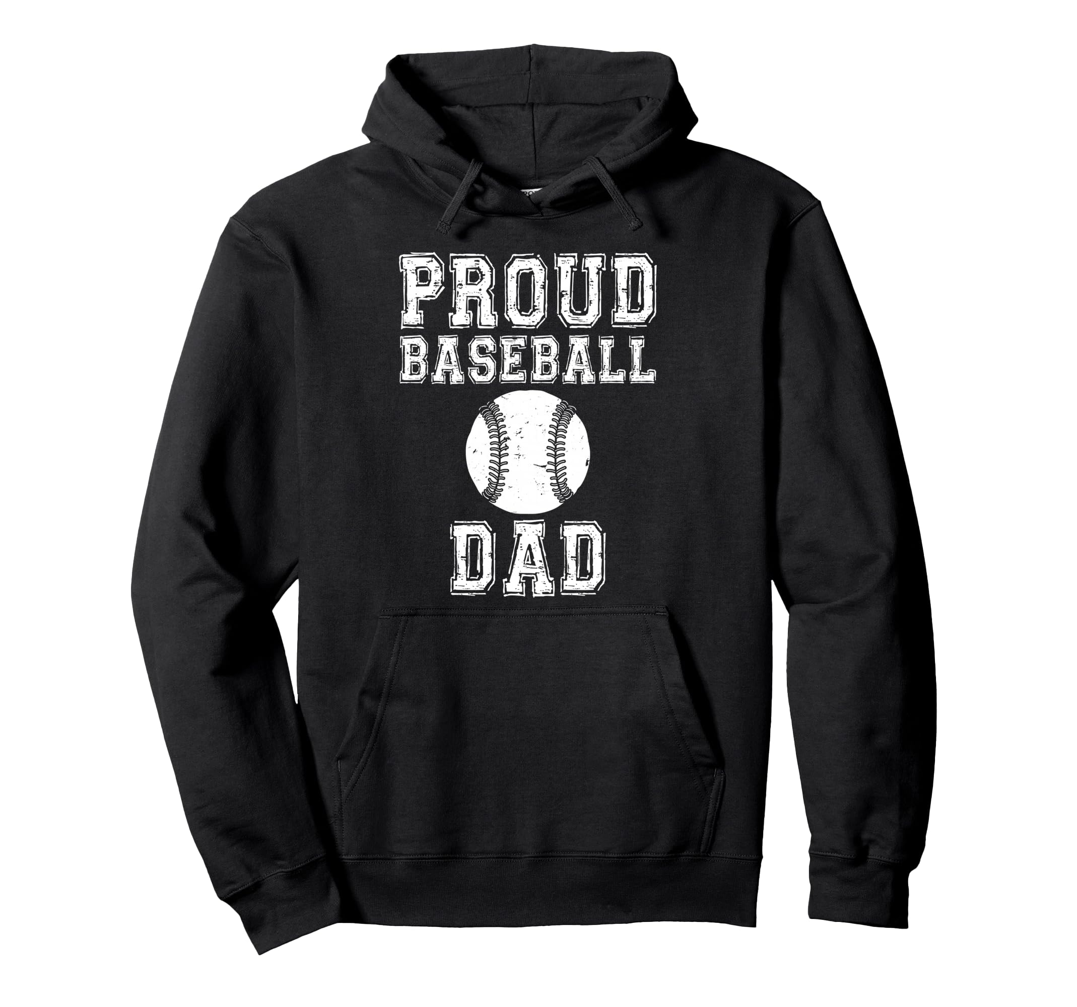 Proud Baseball Dad Game Day Sports Hoodie - Unique Graphic for Adults - T-Shirt, Sweatshirt, Hoodie