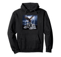 American Flag Trucker Dad Big Rig Hoodie - Aesthetic Graphic for Adults - T-Shirt, Sweatshirt, Hoodie