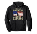 Im Dad Grandpa And Veteran Veterans Hoodie - Minimalist Print for Adults - T-Shirt, Sweatshirt, Hoodie