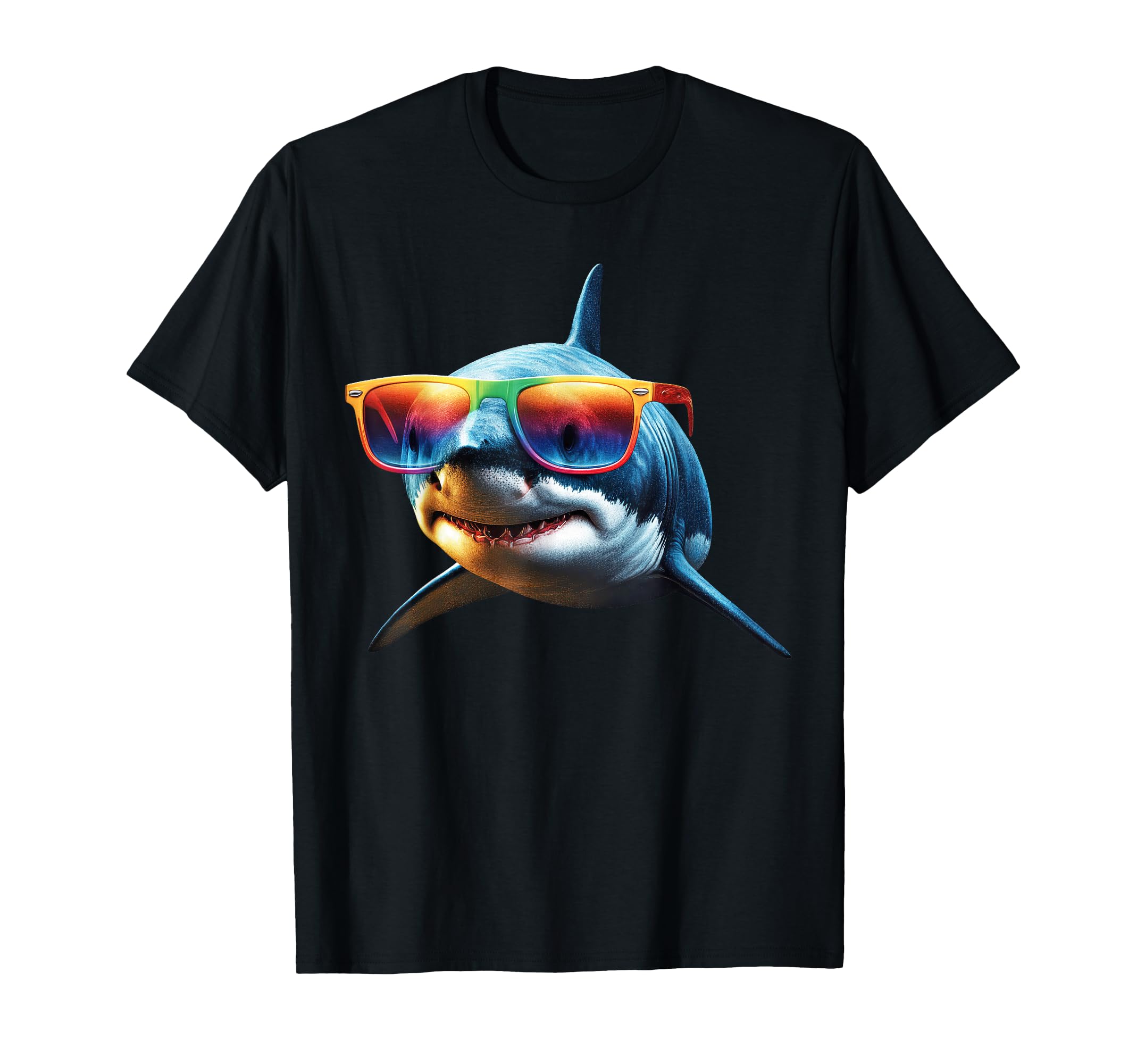 Shark Tiger Sharks Gray White Great Shark T-Shirt - Unique Graphic Unisex - T-Shirt, Sweatshirt, Hoodie