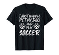 Dog Lover Funny Soccer T-Shirt - Custom Art Print for Adults - T-Shirt, Sweatshirt, Hoodie