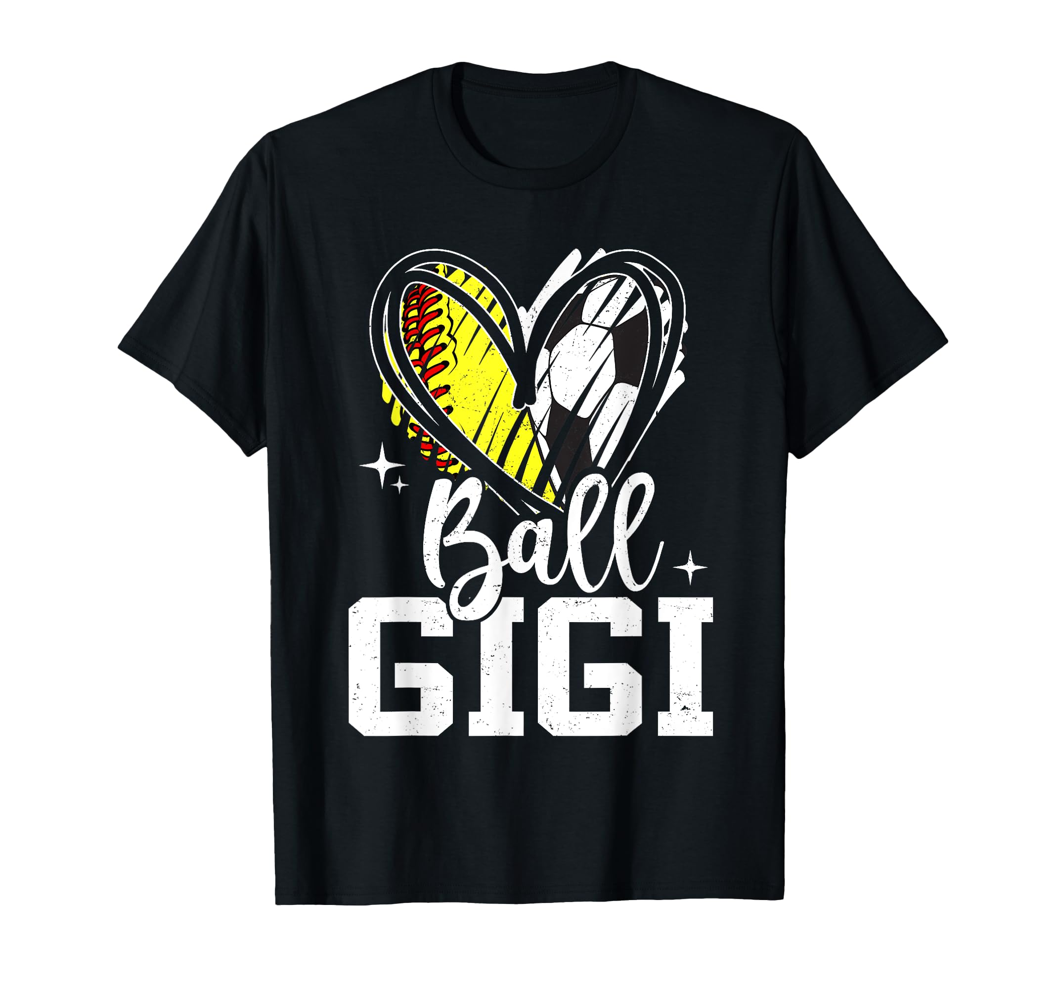 Ball Gigi Softball Soccer Ball Grandma T-Shirt - Unique Graphic Men Women - T-Shirt, Sweatshirt, Hoodie