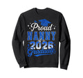 Proud Nanny 2026 Graduate Sweatshirt - Aesthetic Graphic for Adults - T-Shirt, Sweatshirt, Hoodie