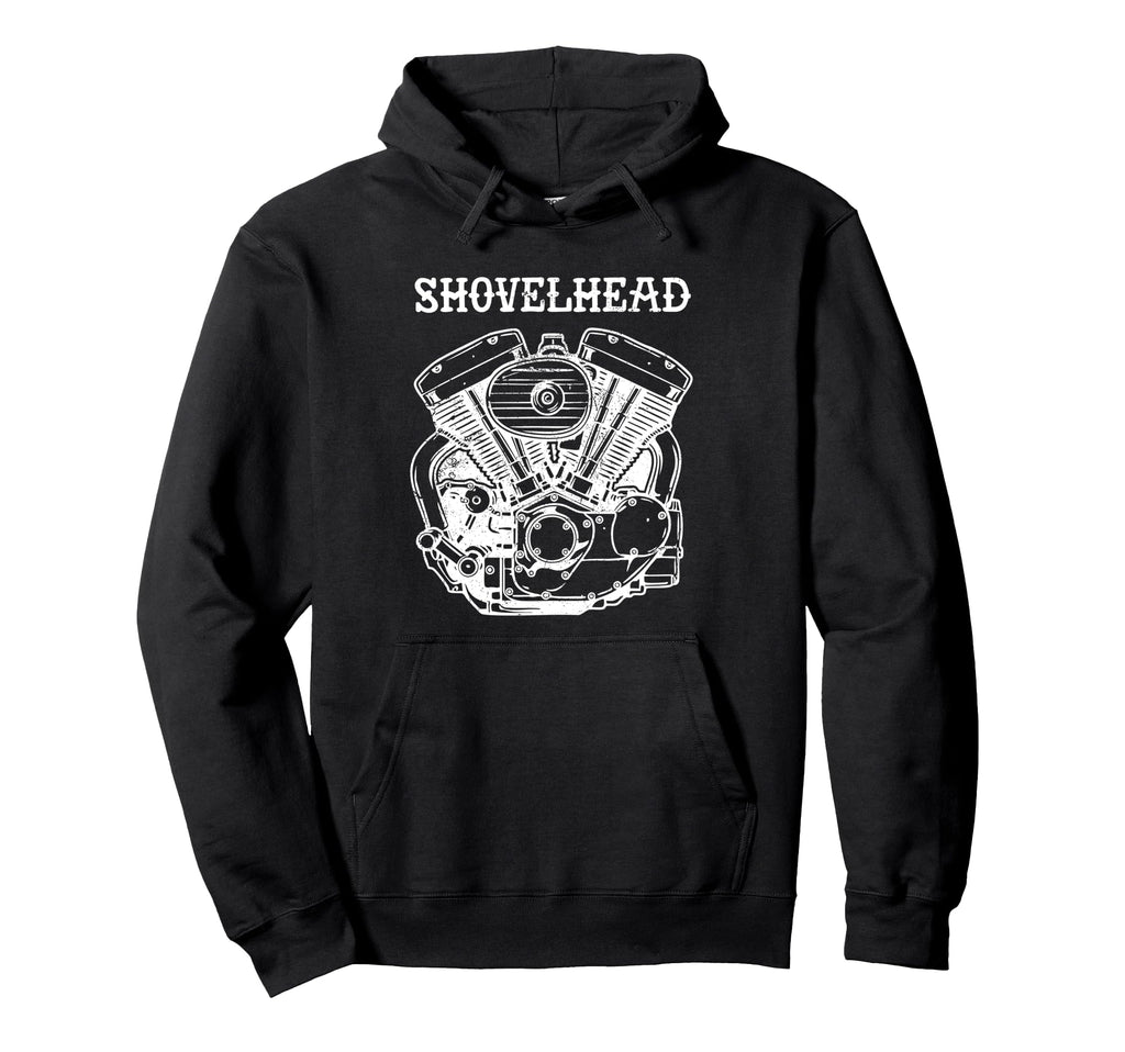 Shovelhead Biker Engine V Twin American Hoodie - Streetwear Style Unisex - T-Shirt, Sweatshirt, Hoodie
