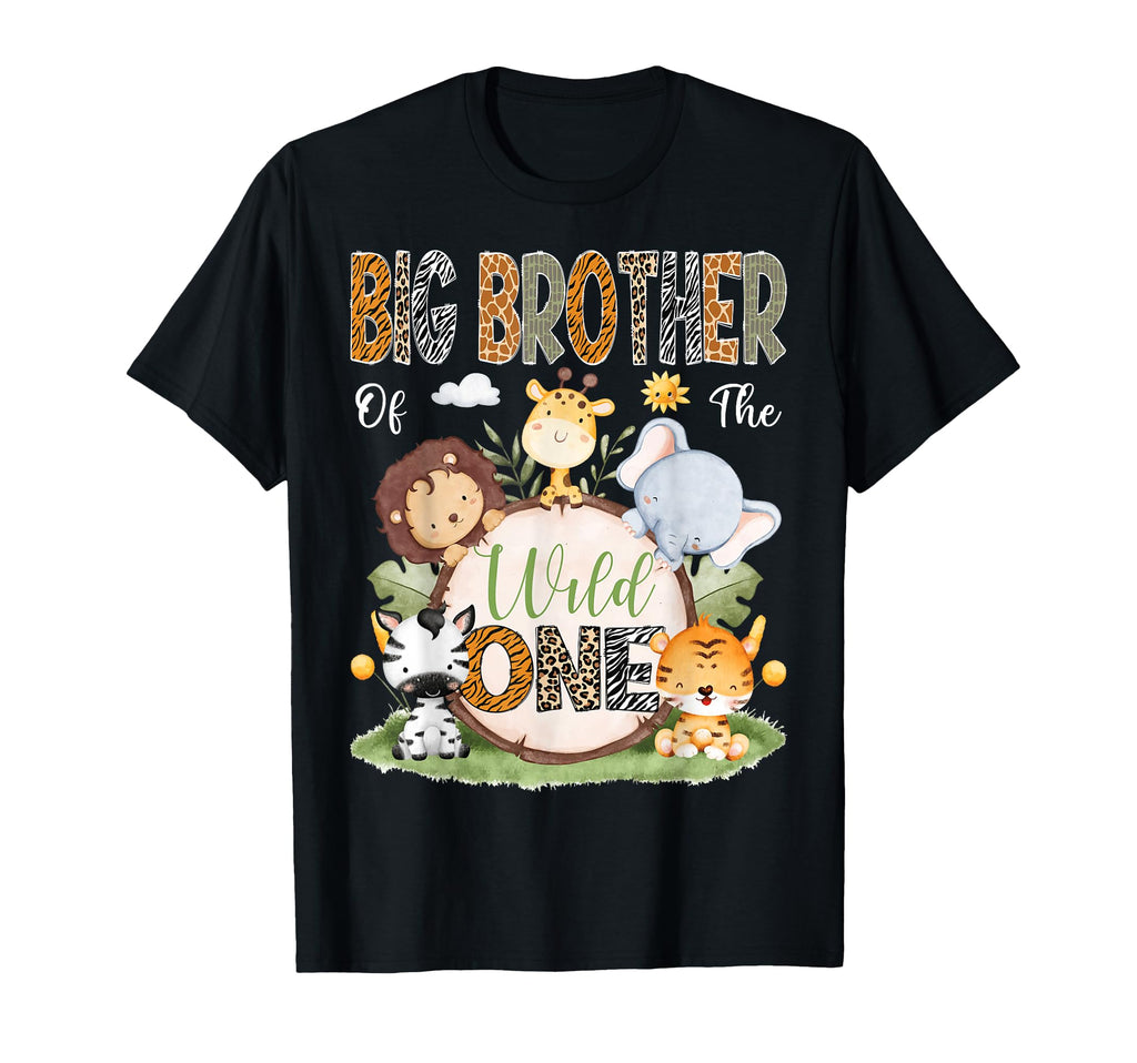 Big Brother Wild One First Birthday T-Shirt - Aesthetic Graphic for Adults - T-Shirt, Sweatshirt, Hoodie