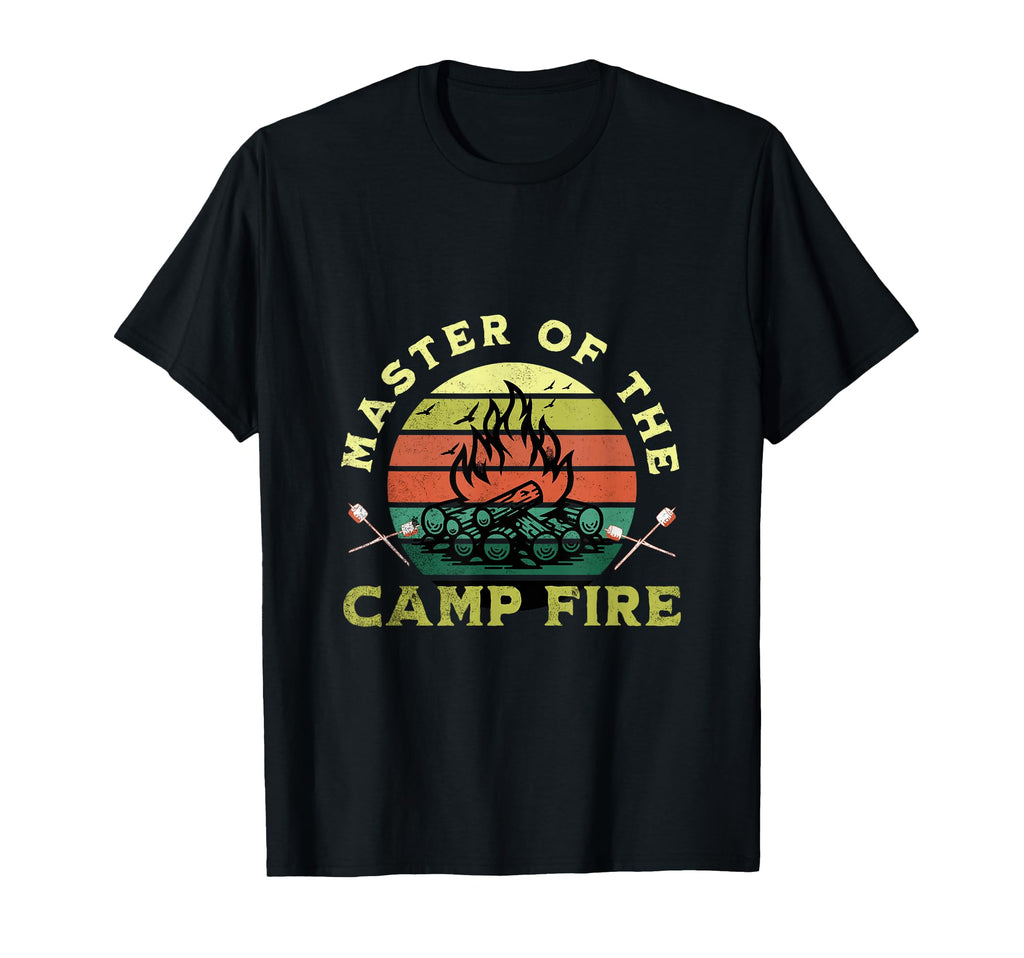 Master Campfire Funny Camping Dad T-Shirt - Graphic Print Men Women - T-Shirt, Sweatshirt, Hoodie