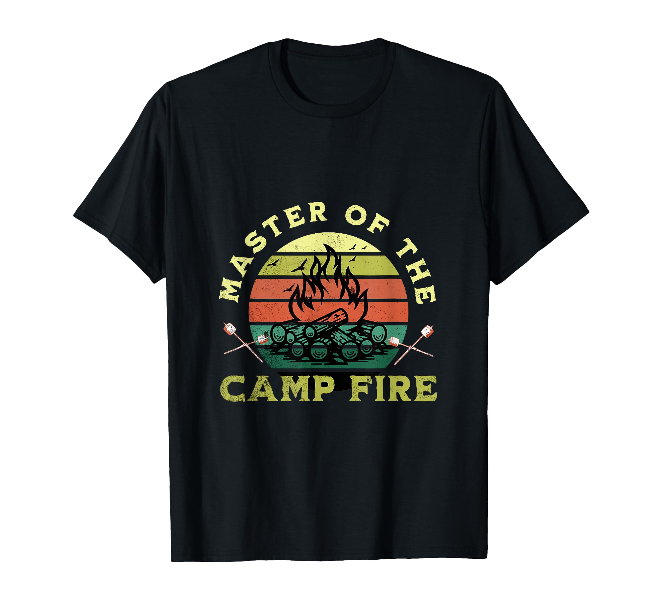 Master Campfire Funny Camping Dad T-Shirt - Graphic Print Men Women - T-Shirt, Sweatshirt, Hoodie