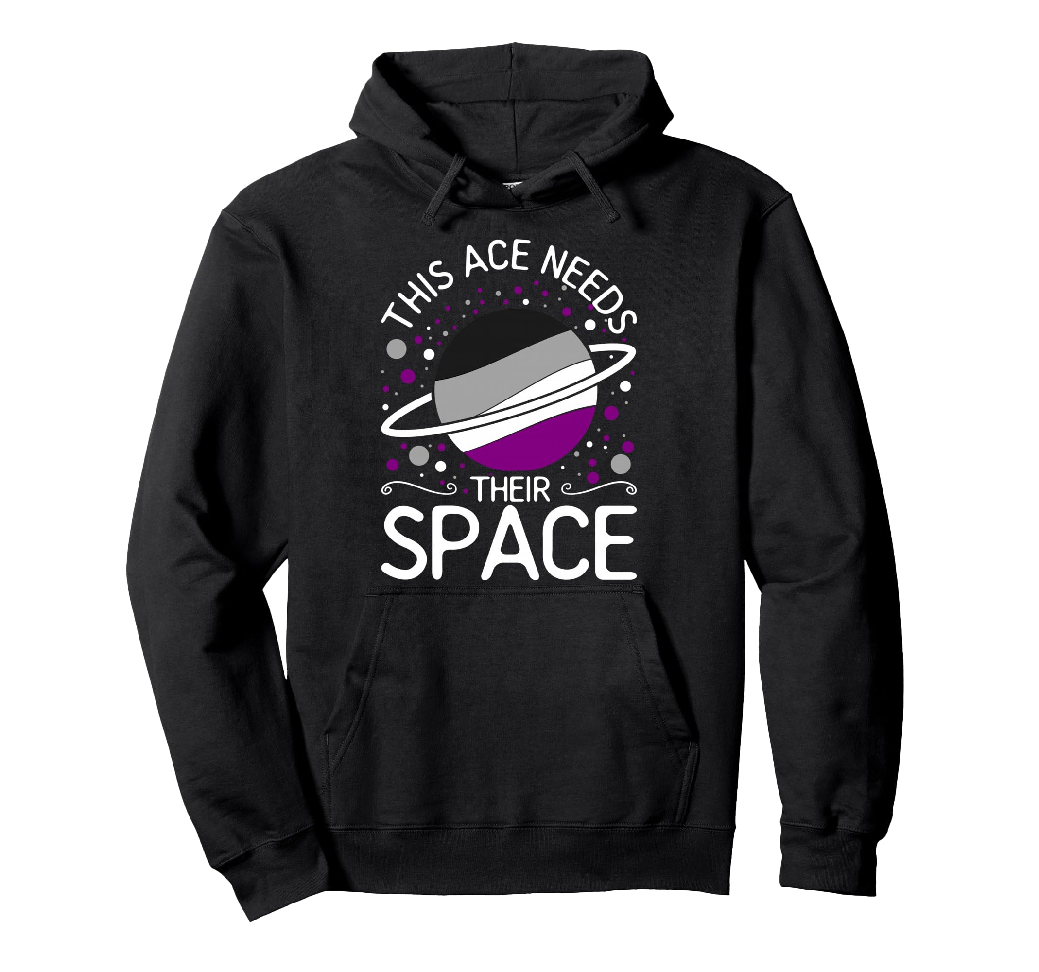 Lgbtq Ace Pride Genderfluid Queer Gift Hoodie - Custom Art Print Men Women - T-Shirt, Sweatshirt, Hoodie