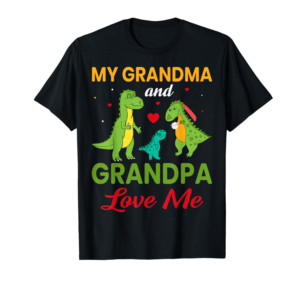 My Grandma And Grandpa Love Me T-Shirt - Custom Art Print for Adults - T-Shirt, Sweatshirt, Hoodie