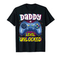 Mens Daddy Level Unlocked Funny Video T-Shirt - Unique Graphic Men Women - T-Shirt, Sweatshirt, Hoodie