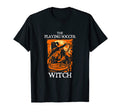 Playing Soccer Witch Halloween Soccer T-Shirt - Custom Art Print Unisex - T-Shirt, Sweatshirt, Hoodie