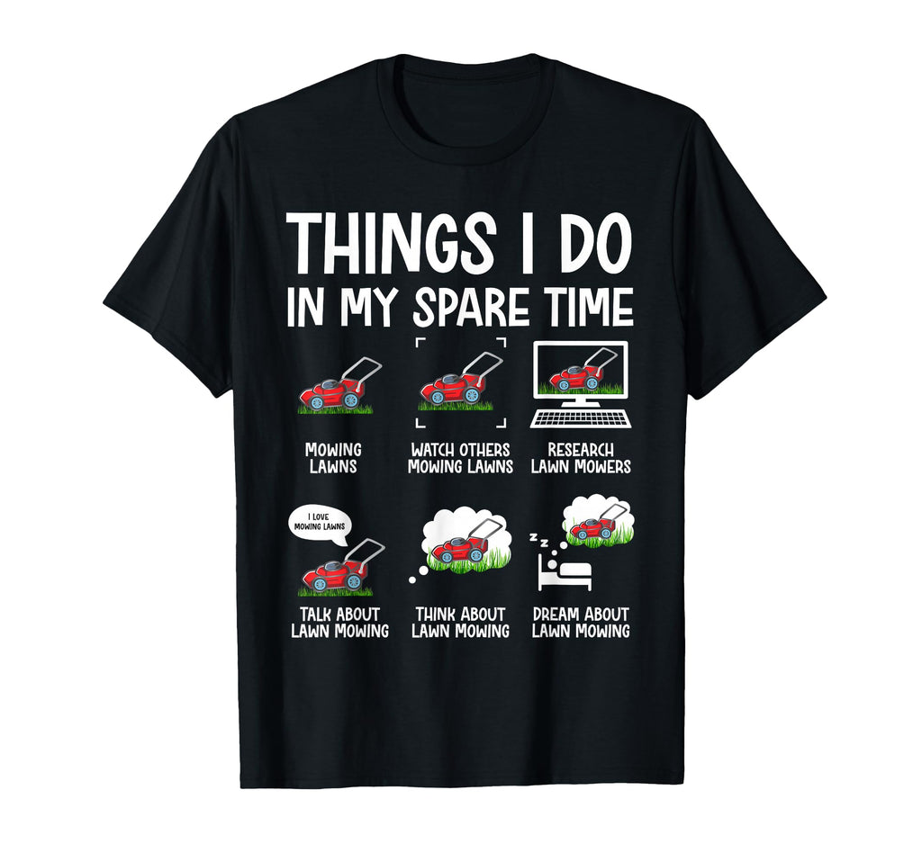 Funny Lawn Mower Gifts Landscapers T-Shirt - Minimalist Print Unisex - T-Shirt, Sweatshirt, Hoodie