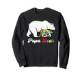 Papa Bear Autism Dad Protective Sweatshirt - Novelty Apparel for Adults - T-Shirt, Sweatshirt, Hoodie