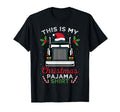 This Is My Truck Driver Dad Pajamas T-Shirt - Custom Art Print Unisex - T-Shirt, Sweatshirt, Hoodie