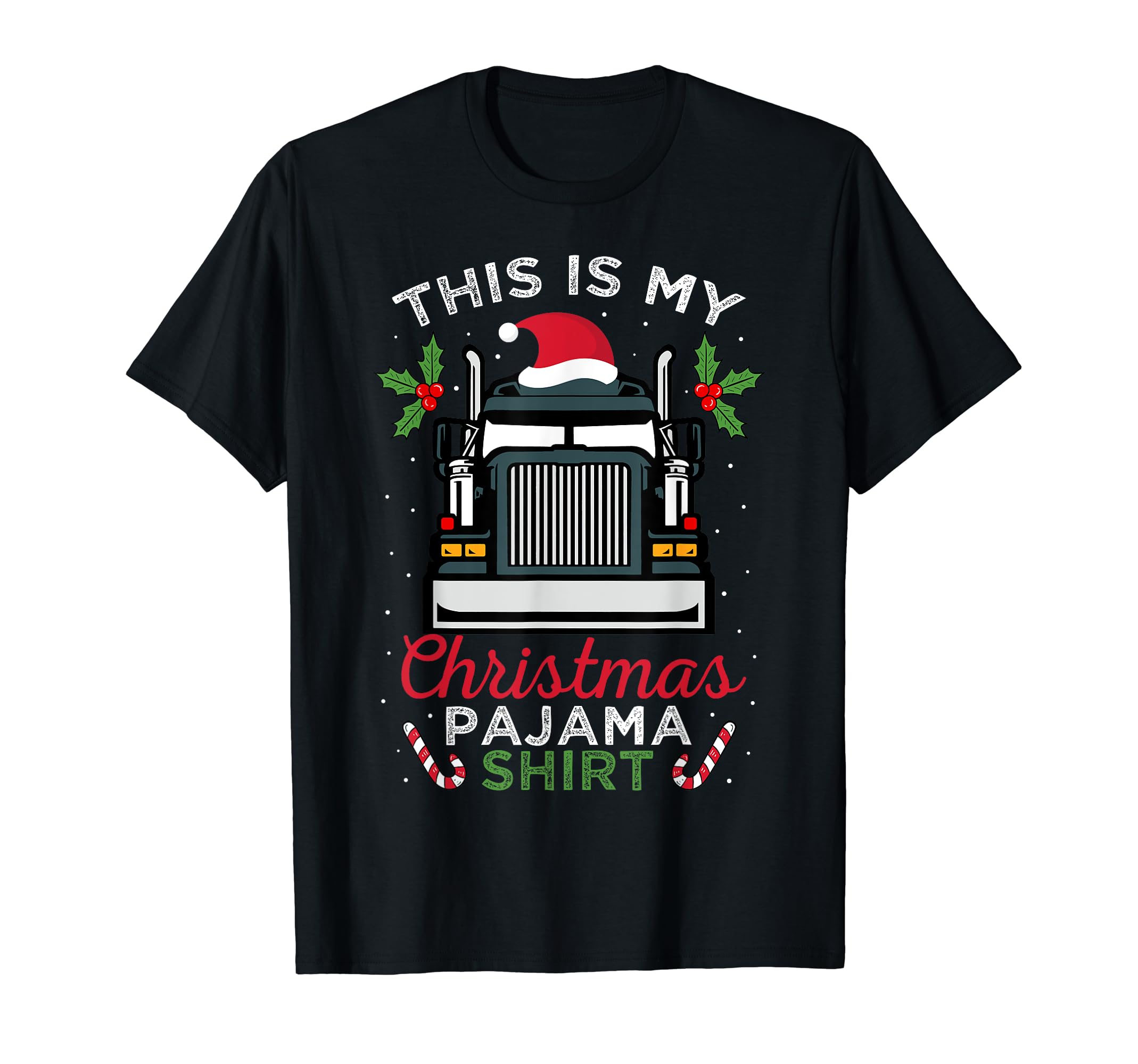 This Is My Truck Driver Dad Pajamas T-Shirt - Custom Art Print Unisex - T-Shirt, Sweatshirt, Hoodie