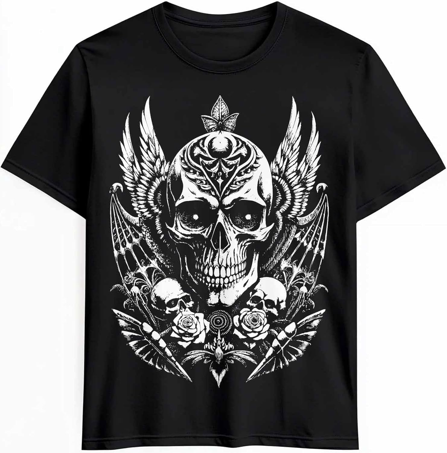 Graphic Mens Retro Skull Skeleton Street Art Cotton - Adult & Kids T-Shirts, Sweatshirts & Hoodies apparel design preview 1