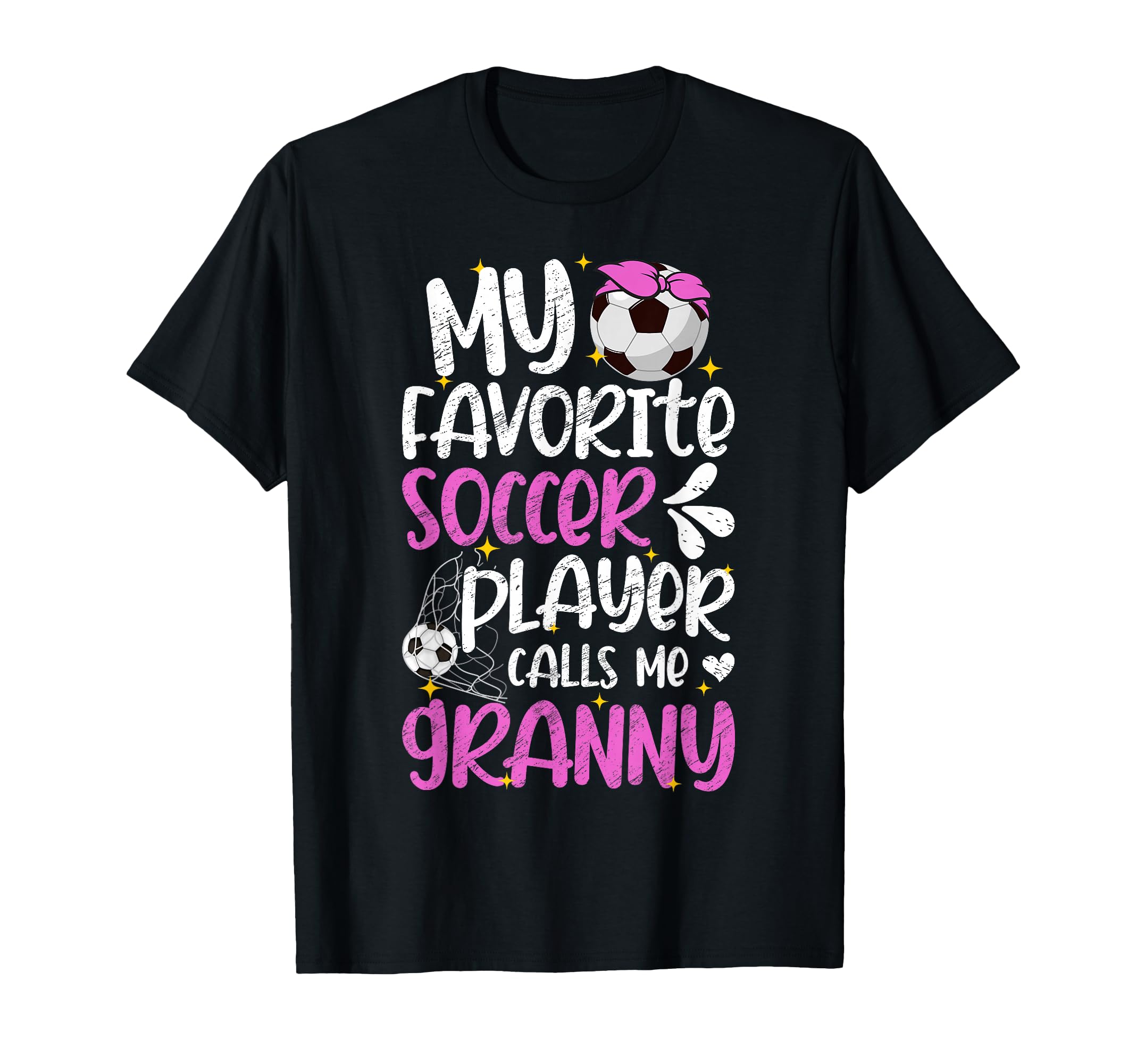 My Favorite Soccer Player Granny T-Shirt - Aesthetic Graphic for Adults - T-Shirt, Sweatshirt, Hoodie