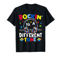 Rockin To Different Tune Autistic T-Shirt - Fun Novelty Design for Adults - T-Shirt, Sweatshirt, Hoodie
