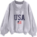 Womens V Neck Oversized Casual Drop Shoulder Tops - Adult & Kids T-Shirts, Sweatshirts & Hoodies apparel design preview 1