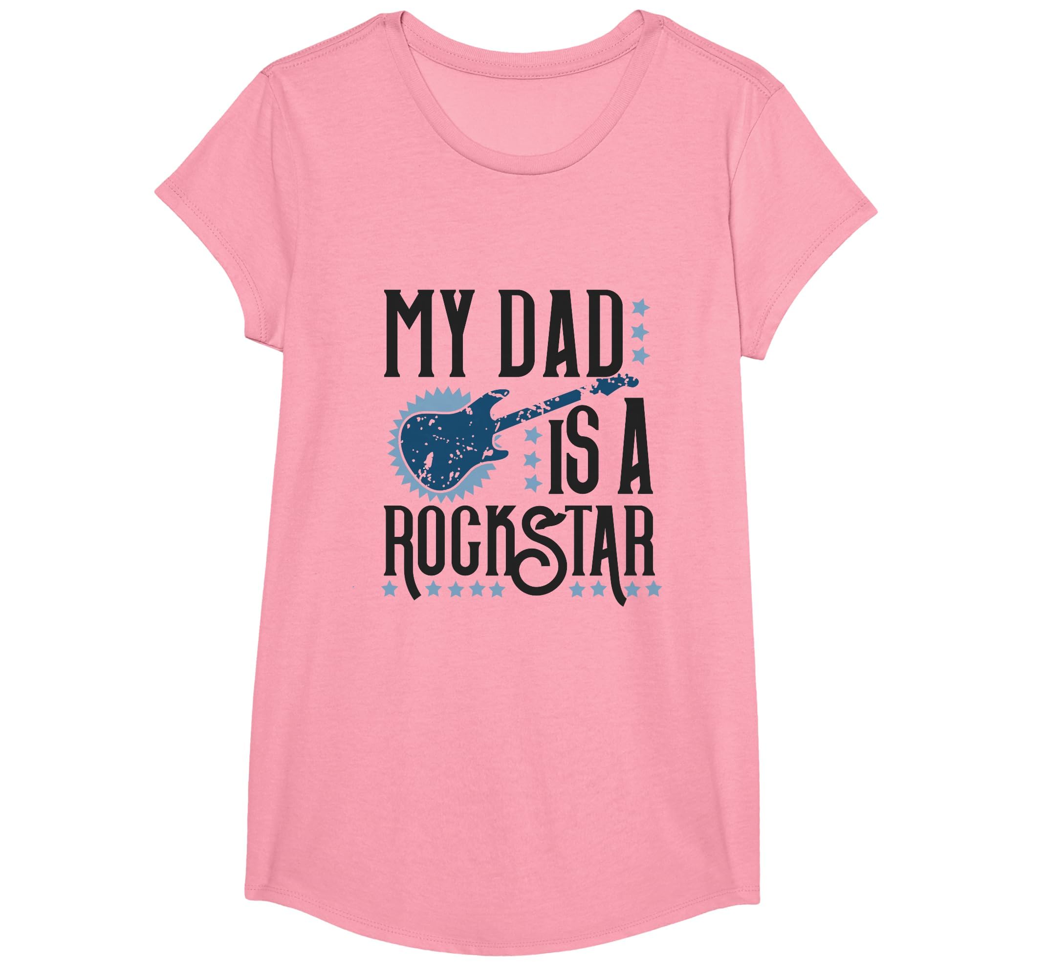 Fathers Day Tees My Dad Is Rockstar T-Shirt - Fun Novelty Design for Adults - T-Shirt, Sweatshirt, Hoodie