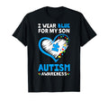 I Wear Blue My Son Autism T-Shirt - Casual Everyday Wear for Adults - T-Shirt, Sweatshirt, Hoodie